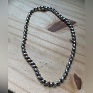 Silver Macaroni Chain